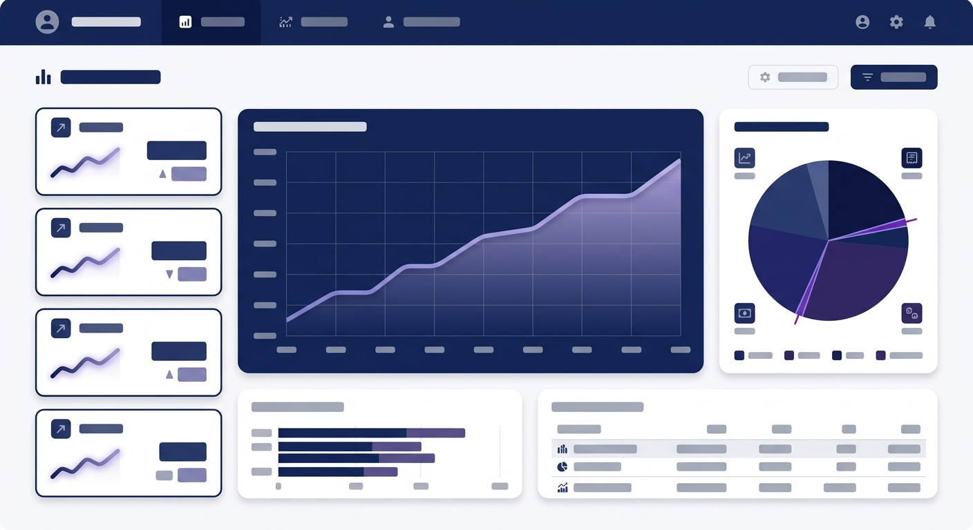 Apex Capital portfolio analytics dashboard showing investment performance charts